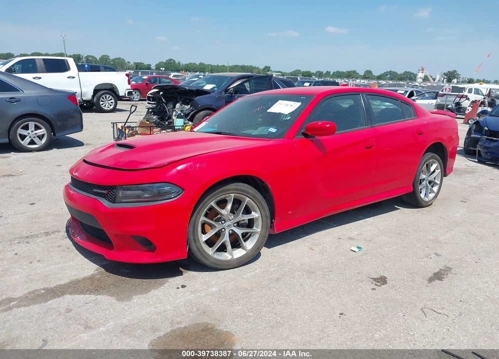 2021 DODGE CHARGER GT RWD VIN: 2C3CDXHG4MH508831