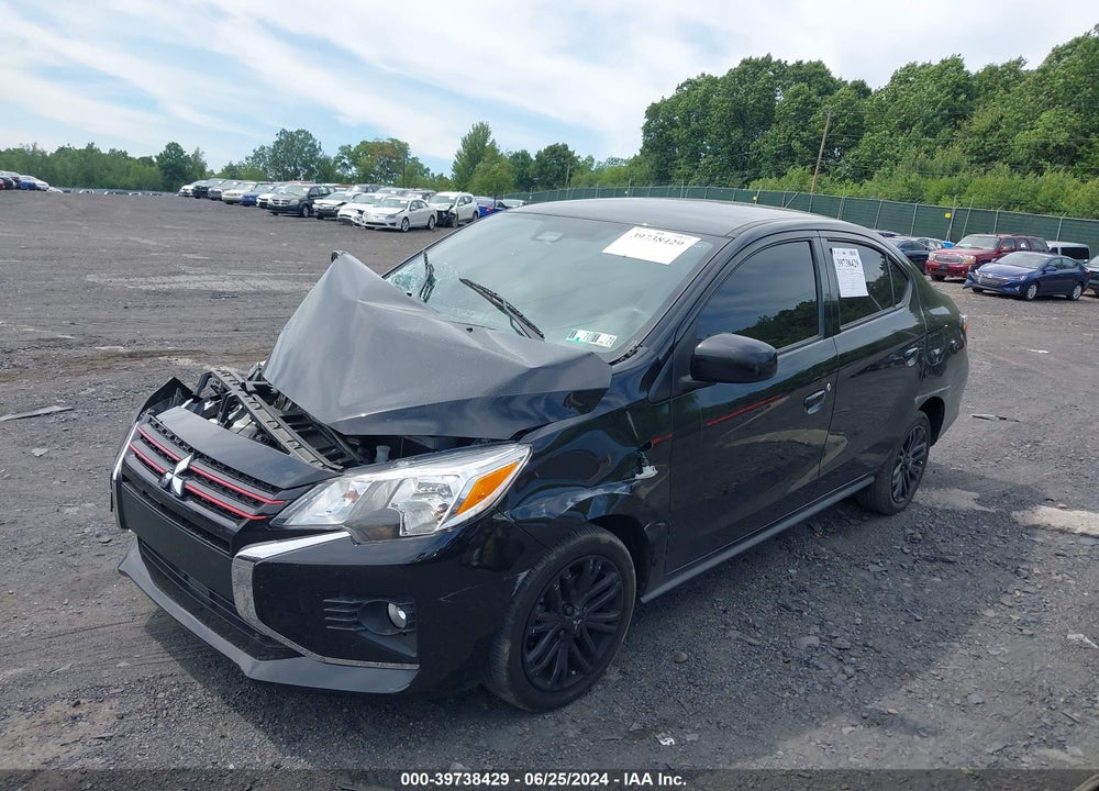 2022 MITSUBISHI MIRAGE G4 BLACK EDITION VIN: ML32FUFJ9NHF05189