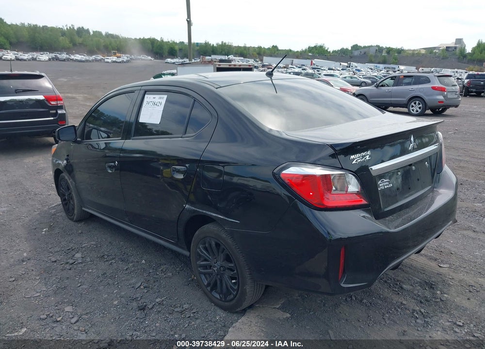 2022 MITSUBISHI MIRAGE G4 BLACK EDITION VIN: ML32FUFJ9NHF05189
