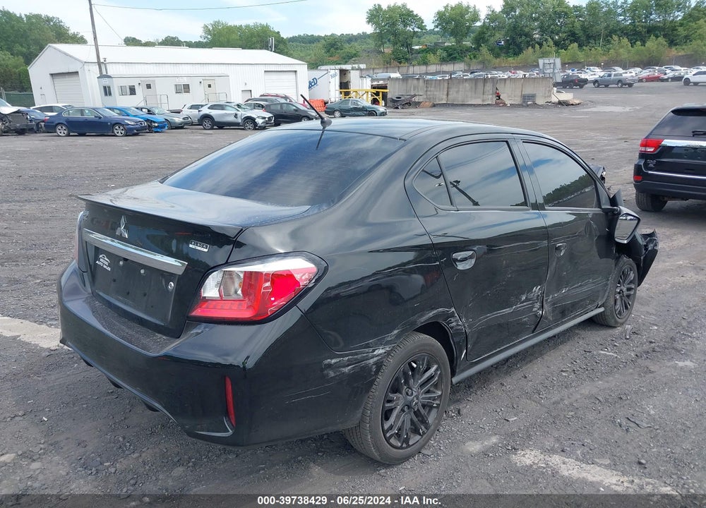2022 MITSUBISHI MIRAGE G4 BLACK EDITION VIN: ML32FUFJ9NHF05189