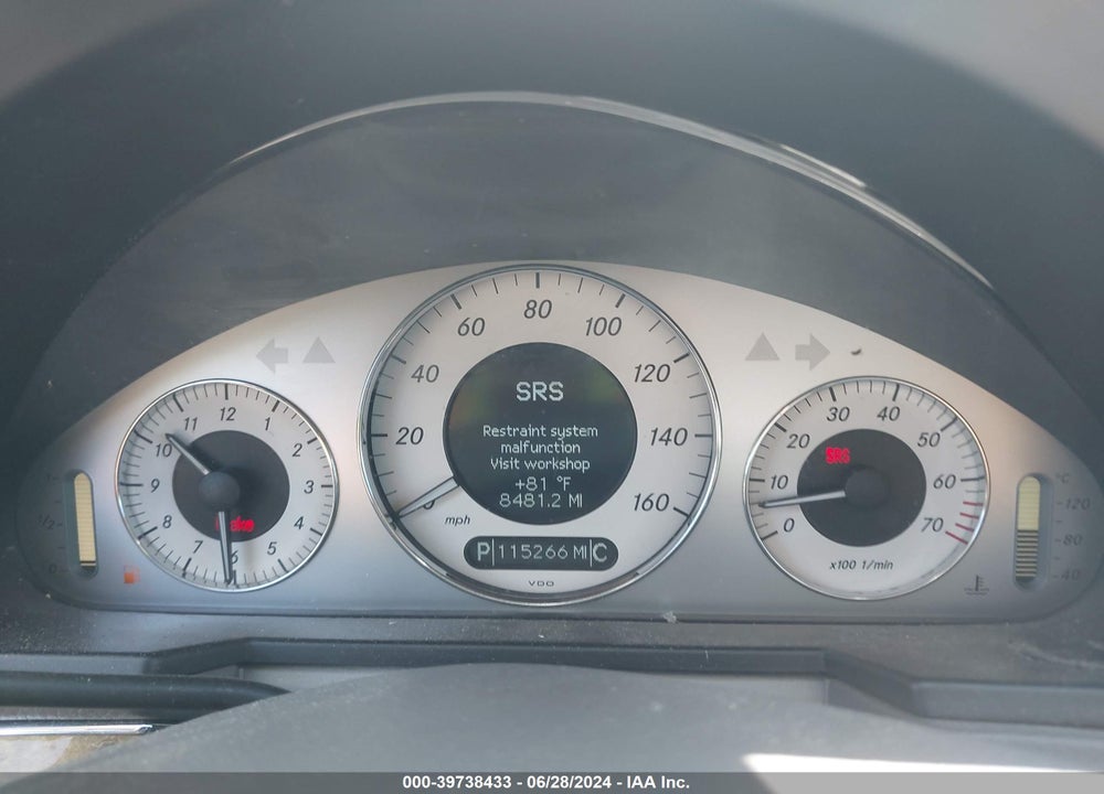 2007 MERCEDES-BENZ E 350 4MATIC VIN: WDBUF87X07B150818