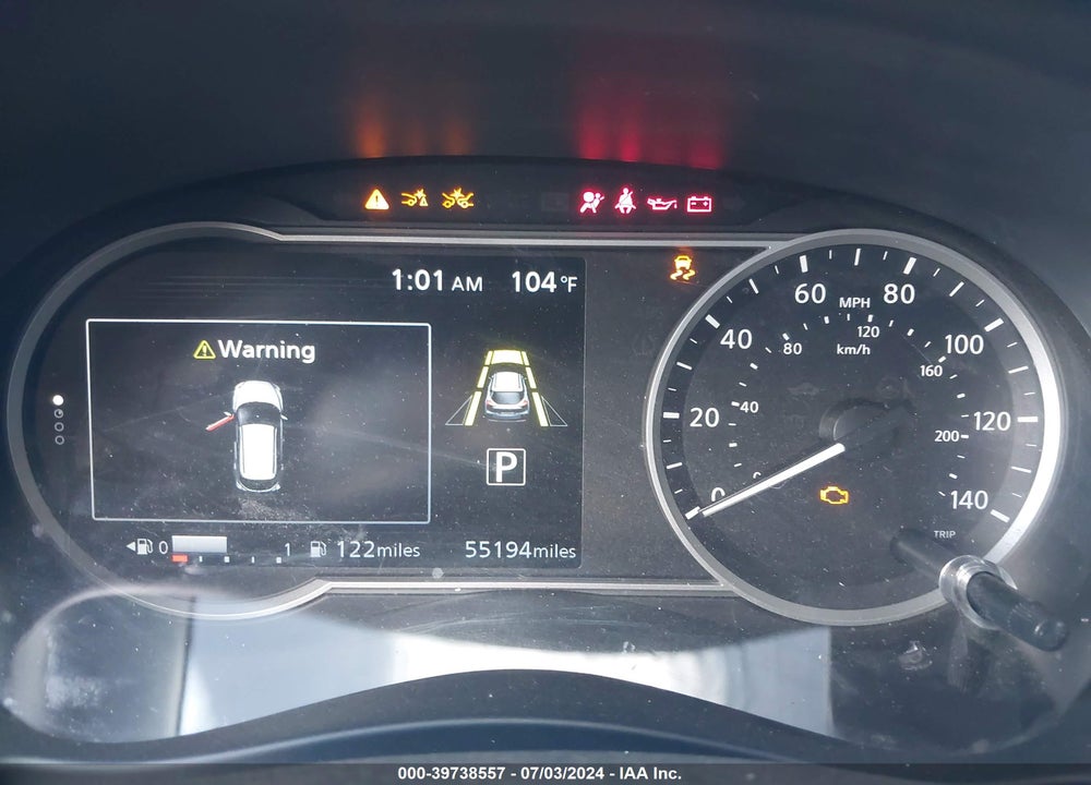 2020 NISSAN KICKS SV XTRONIC CVT VIN: 3N1CP5CV8LL505615