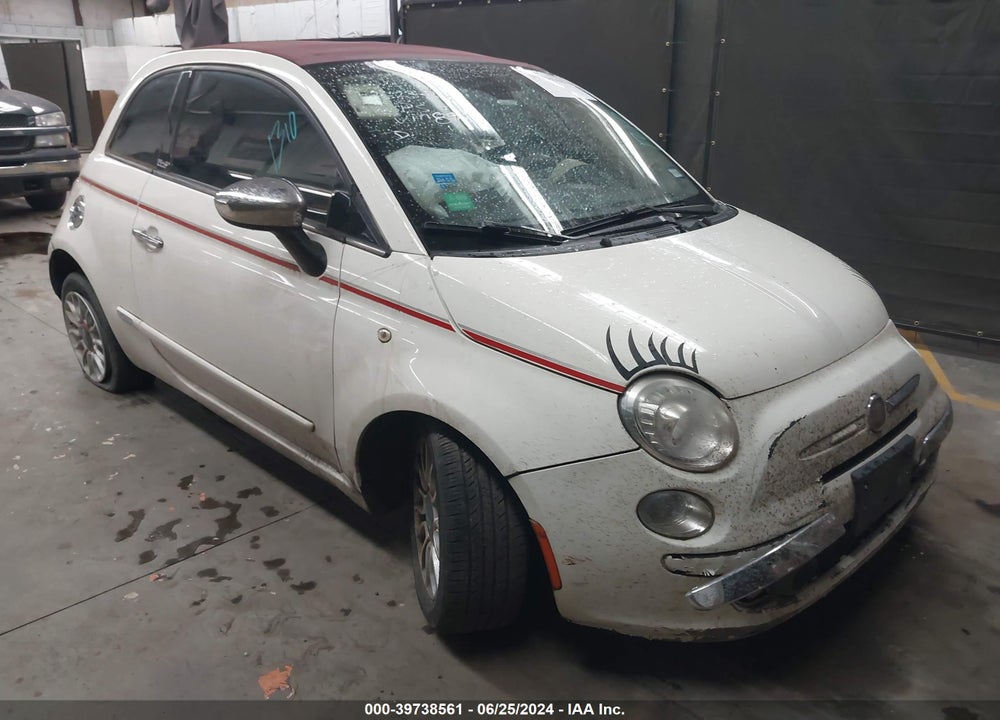 2012 FIAT 500C LOUNGE VIN: 3C3CFFER4CT148914