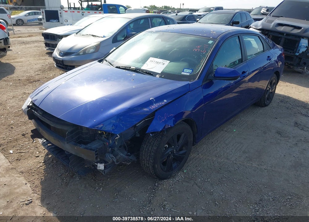 2021 HYUNDAI ELANTRA SEL VIN: 5NPLM4AG1MH028984