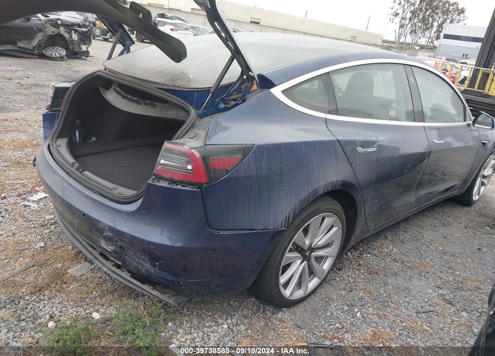 2018 TESLA MODEL 3 LONG RANGE/MID RANGE VIN: 5YJ3E1EA7JF075965