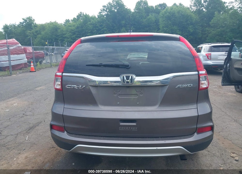2015 HONDA CR-V EX VIN: 5J6RM4H56FL109972