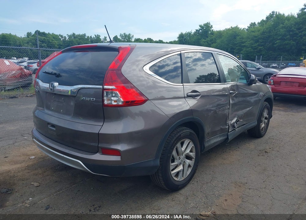 2015 HONDA CR-V EX VIN: 5J6RM4H56FL109972