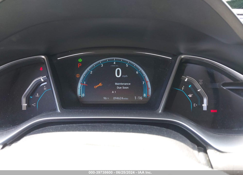 2016 HONDA CIVIC EX VIN: 19XFC2F70GE215381