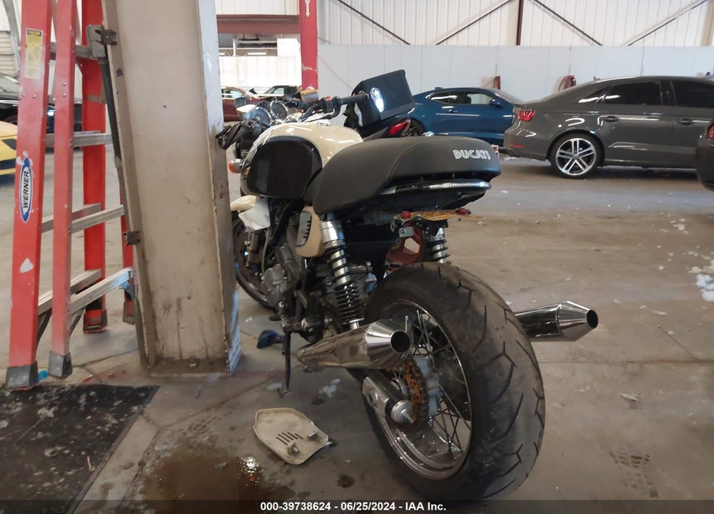 2007 DUCATI SPORTCLASSIC SPORT1000 VIN: ZDM1WABP77B008621