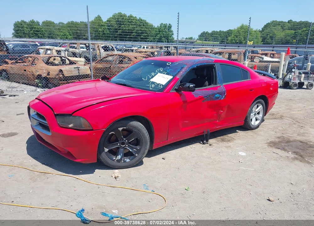 2014 DODGE CHARGER SE VIN: 2C3CDXBG3EH328315