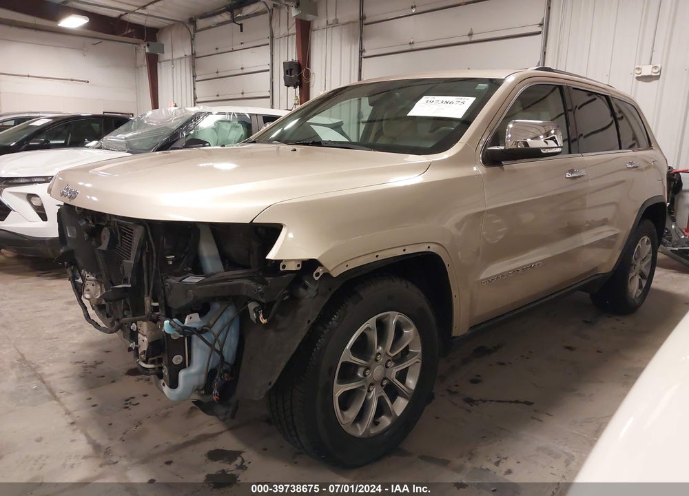 2014 CHEROKEE JEEP GRAND  LIMITED VIN: 1C4RJEBT9EC212846