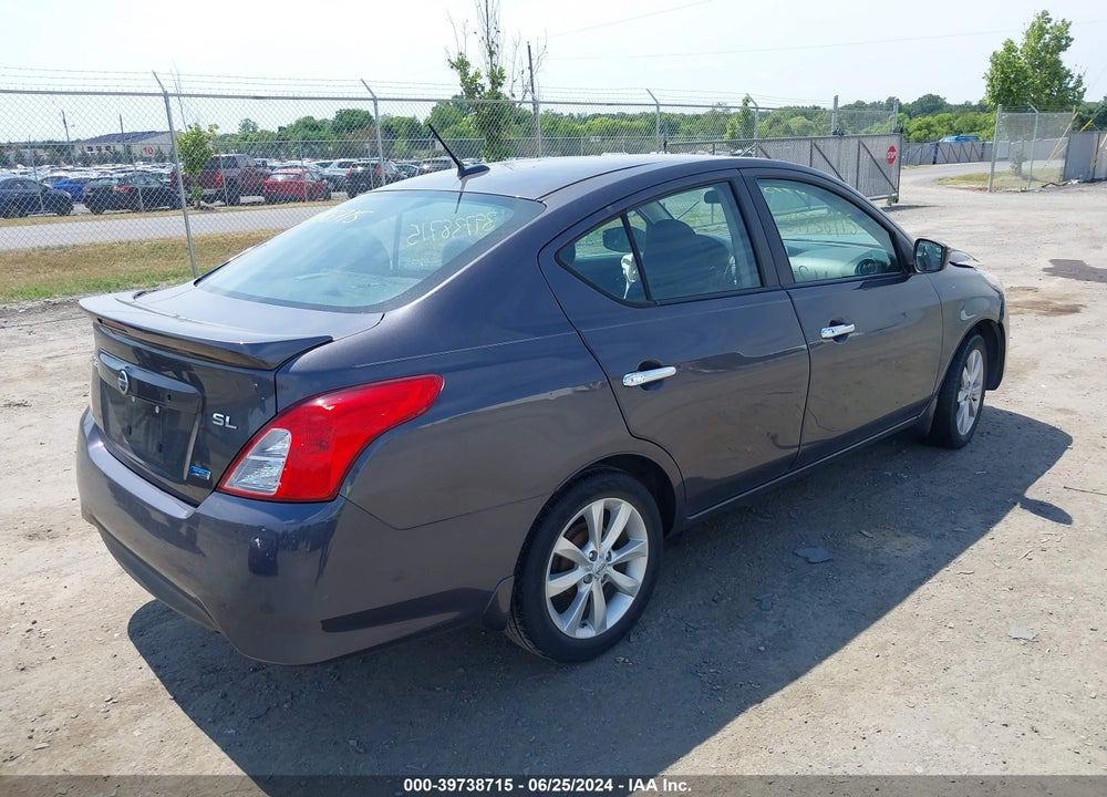 2015 NISSAN VERSA 1.6 SL VIN: 3N1CN7AP7FL903702