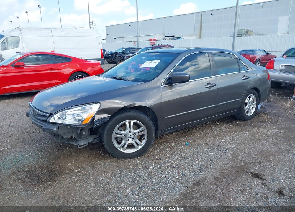 2007 HONDA ACCORD VIN: 1HGCM56837A143865