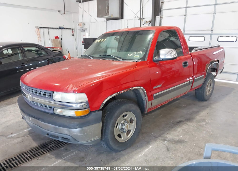 2002 CHEVROLET SILVERADO 1500 LS VIN: 1GCEK14V72Z172536