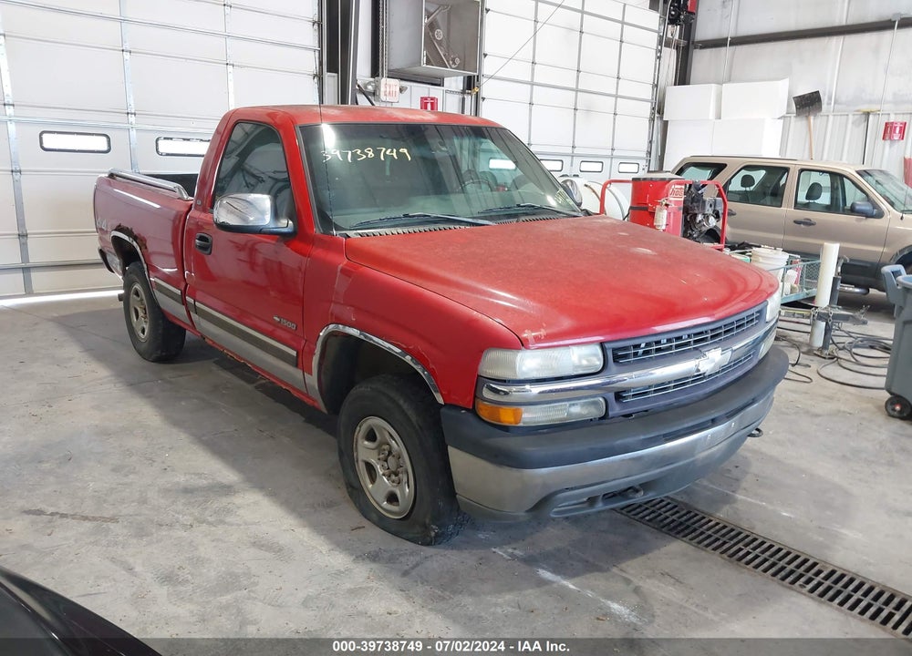 2002 CHEVROLET SILVERADO 1500 LS VIN: 1GCEK14V72Z172536
