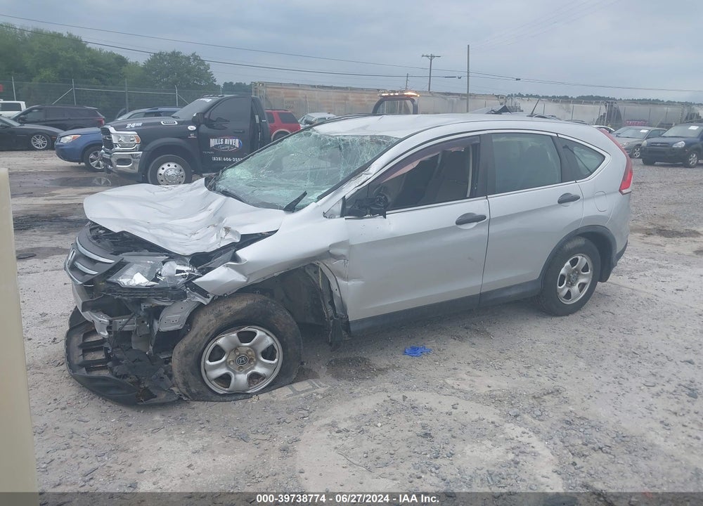 2014 HONDA CR-V LX VIN: 2HKRM4H3XEH727027