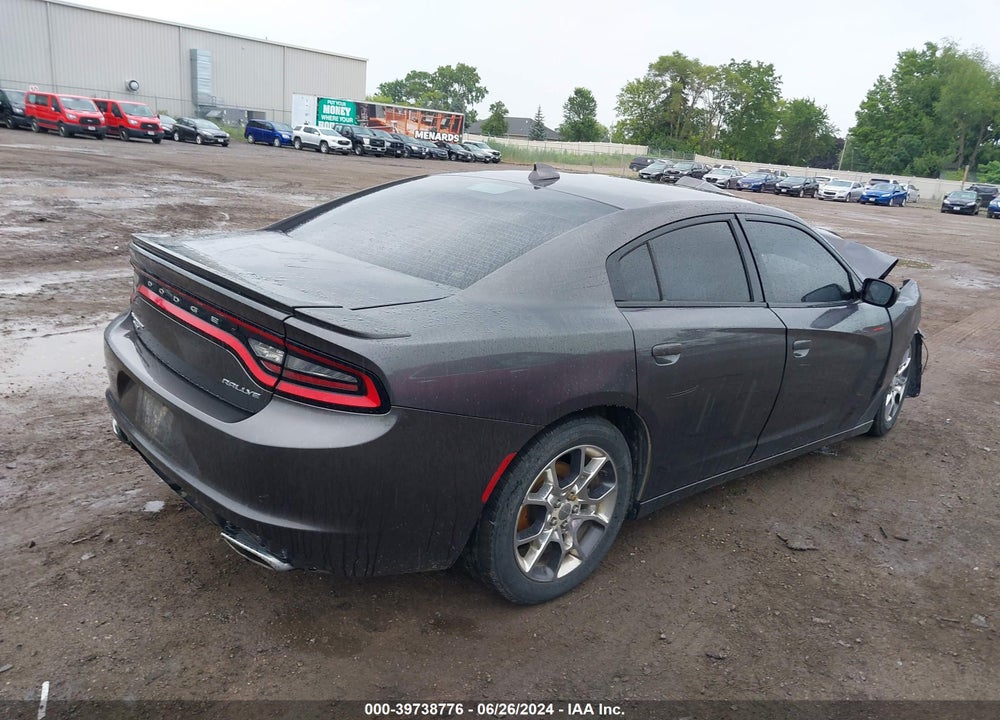2015 DODGE CHARGER SXT VIN: 2C3CDXJG6FH908371
