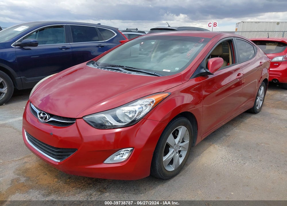 2012 HYUNDAI ELANTRA GLS (ULSAN PLANT) VIN: KMHDH4AE3CU427922
