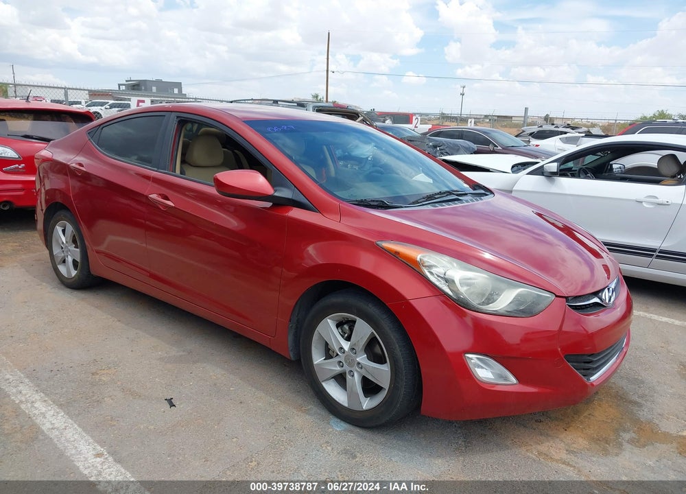 2012 HYUNDAI ELANTRA GLS (ULSAN PLANT) VIN: KMHDH4AE3CU427922