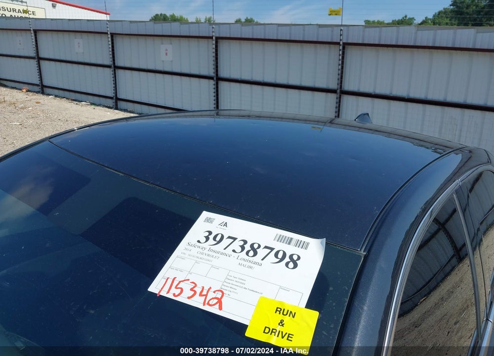 2014 CHEVROLET MALIBU 1LT VIN: 1G11C5SL8EF122621