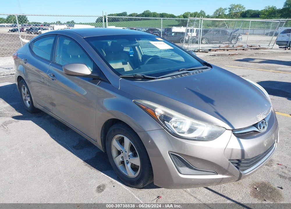 2014 HYUNDAI ELANTRA SE VIN: 5NPDH4AE0EH518938