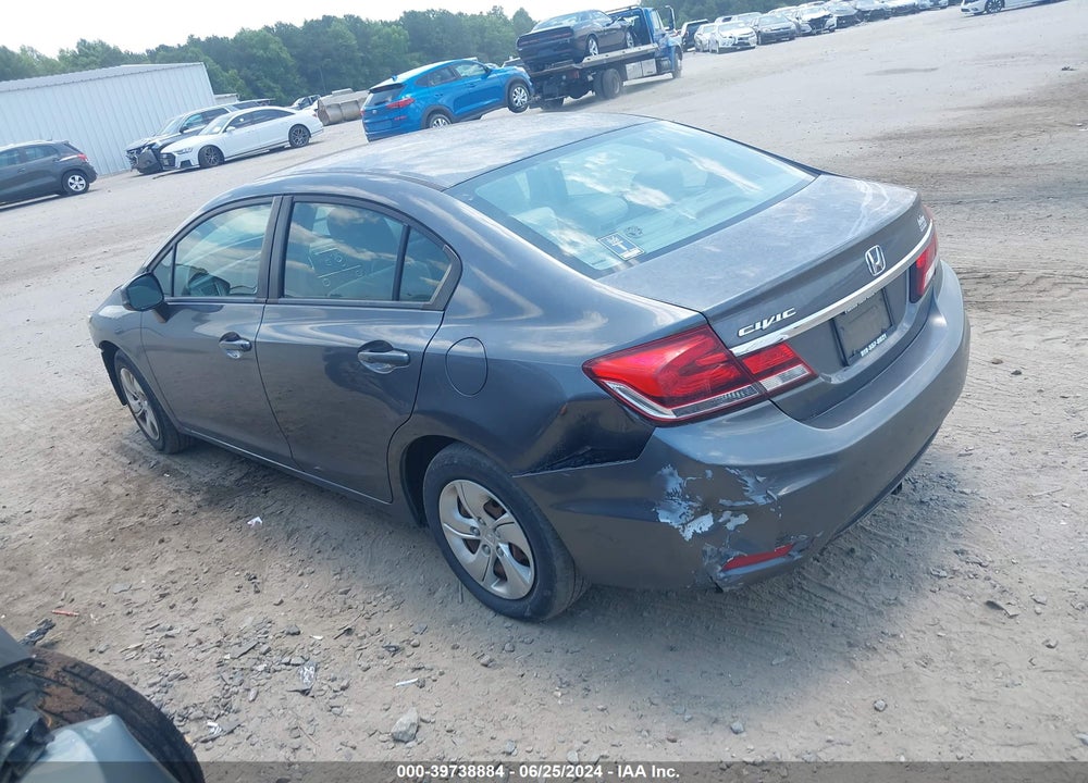 2013 HONDA CIVIC LX VIN: 19XFB2F52DE094575