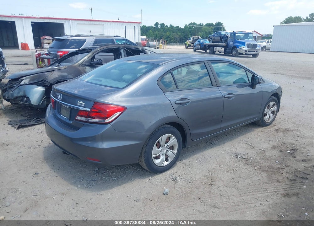 2013 HONDA CIVIC LX VIN: 19XFB2F52DE094575