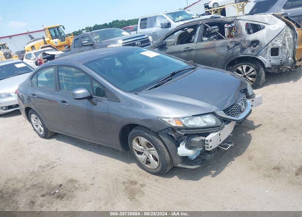 2013 HONDA CIVIC LX VIN: 19XFB2F52DE094575