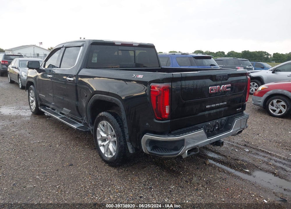 2019 GMC SIERRA 1500 SLT VIN: 3GTU9DED2KG166254