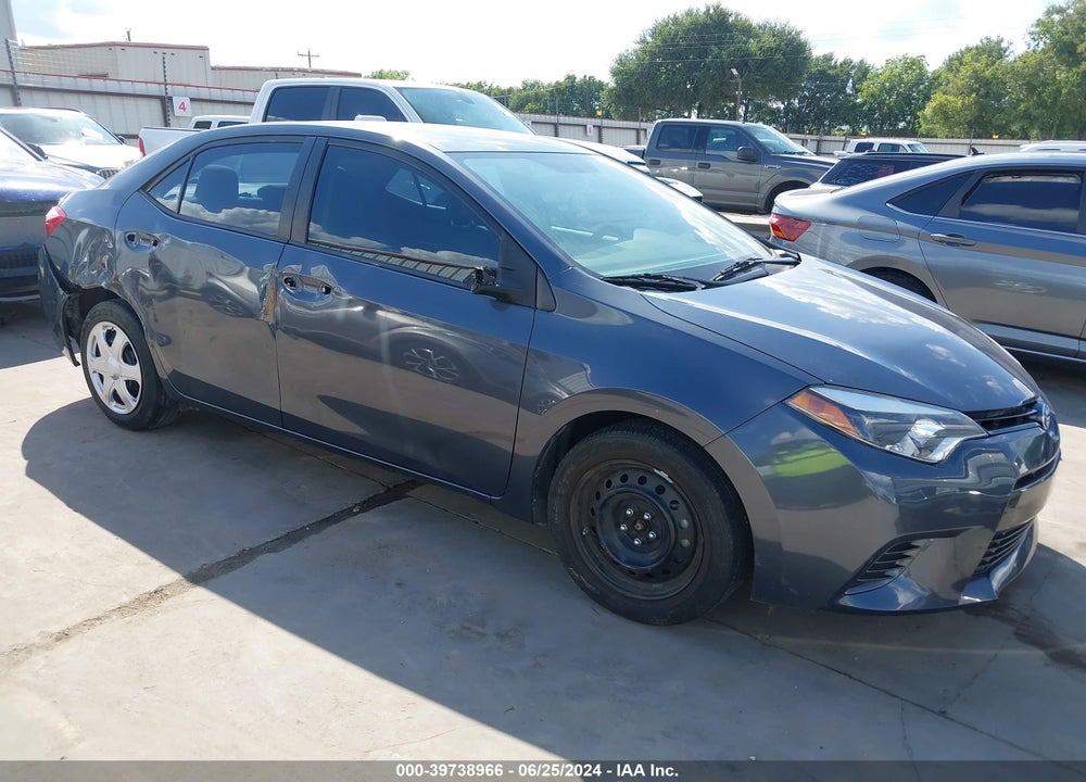2015 TOYOTA COROLLA LE VIN: 5YFBURHE1FP346381
