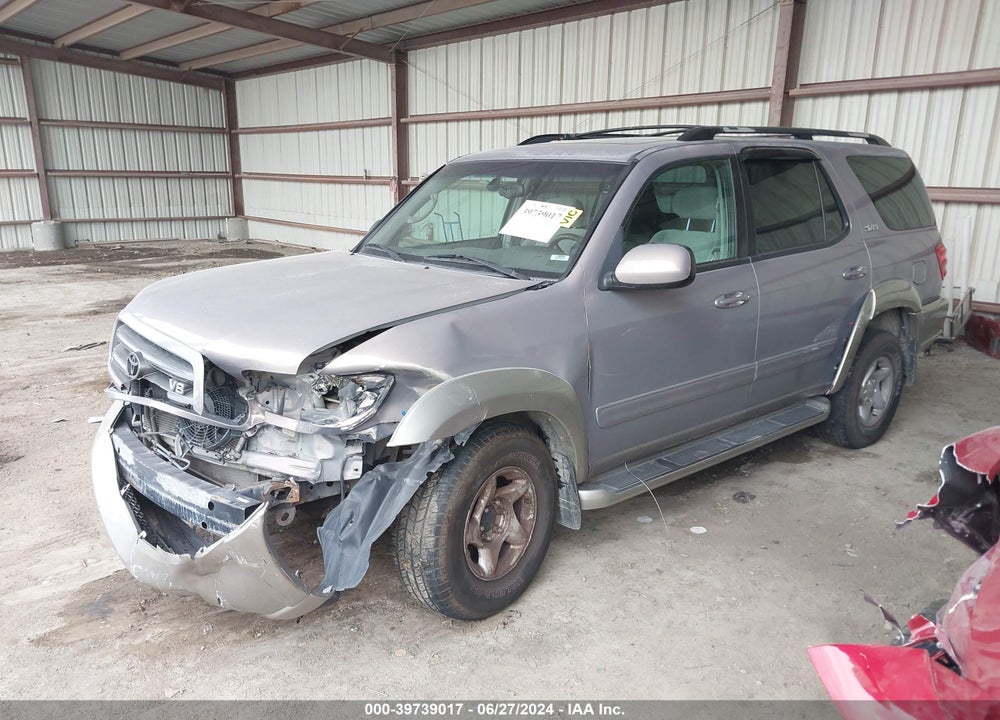 2002 TOYOTA SEQUOIA SR5 V8 VIN: 5TDBT44A32S076306