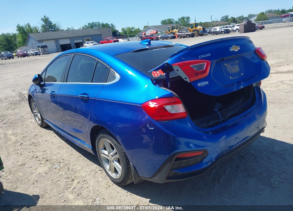 2017 CHEVROLET CRUZE LT AUTO VIN: 1G1BE5SM5H7223704