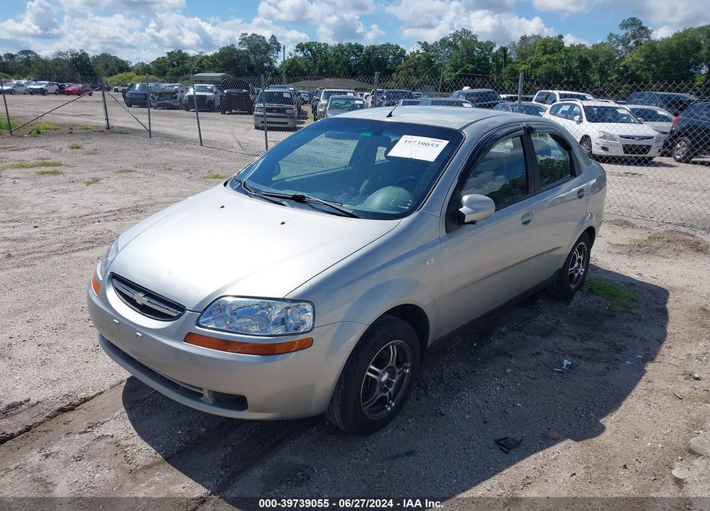 2005 CHEVROLET AVEO LS VIN: KL1TD52645B387901