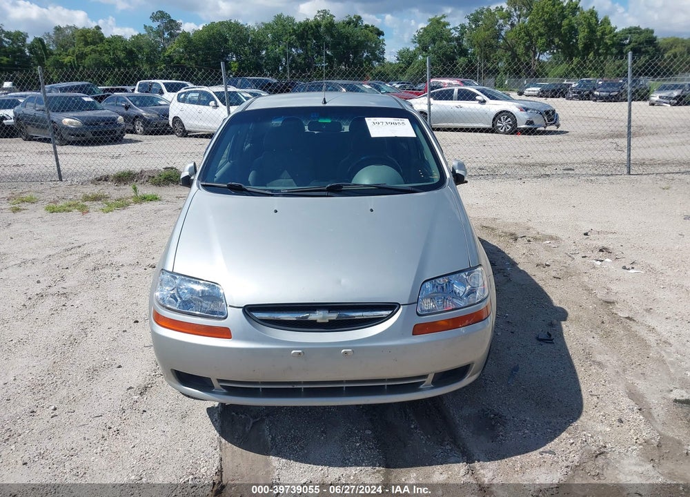 2005 CHEVROLET AVEO LS VIN: KL1TD52645B387901