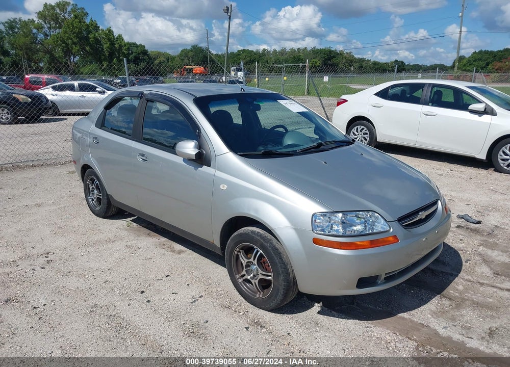2005 CHEVROLET AVEO LS VIN: KL1TD52645B387901