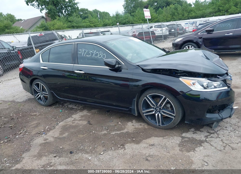2017 HONDA ACCORD SPORT SE VIN: 1HGCR2F11HA127068