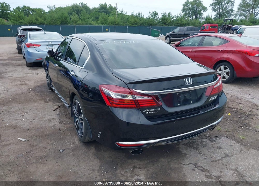 2017 HONDA ACCORD SPORT SE VIN: 1HGCR2F11HA127068
