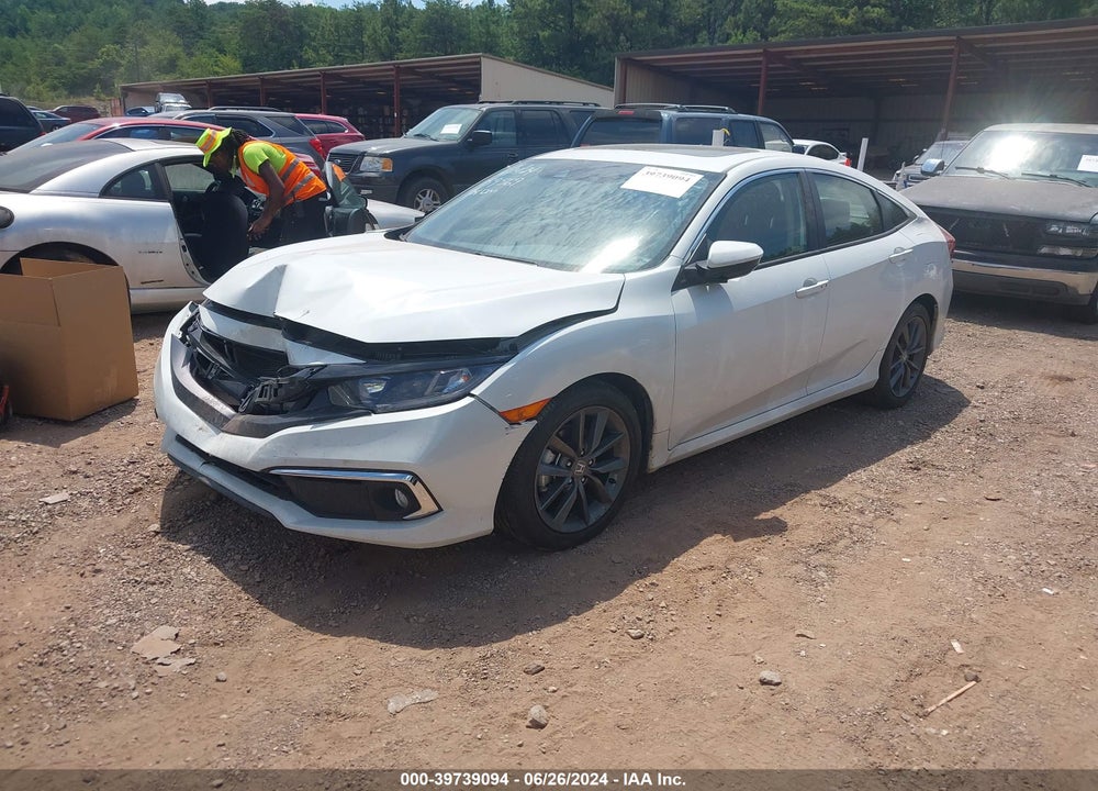 2019 HONDA CIVIC EX-L VIN: JHMFC1F77KX012957