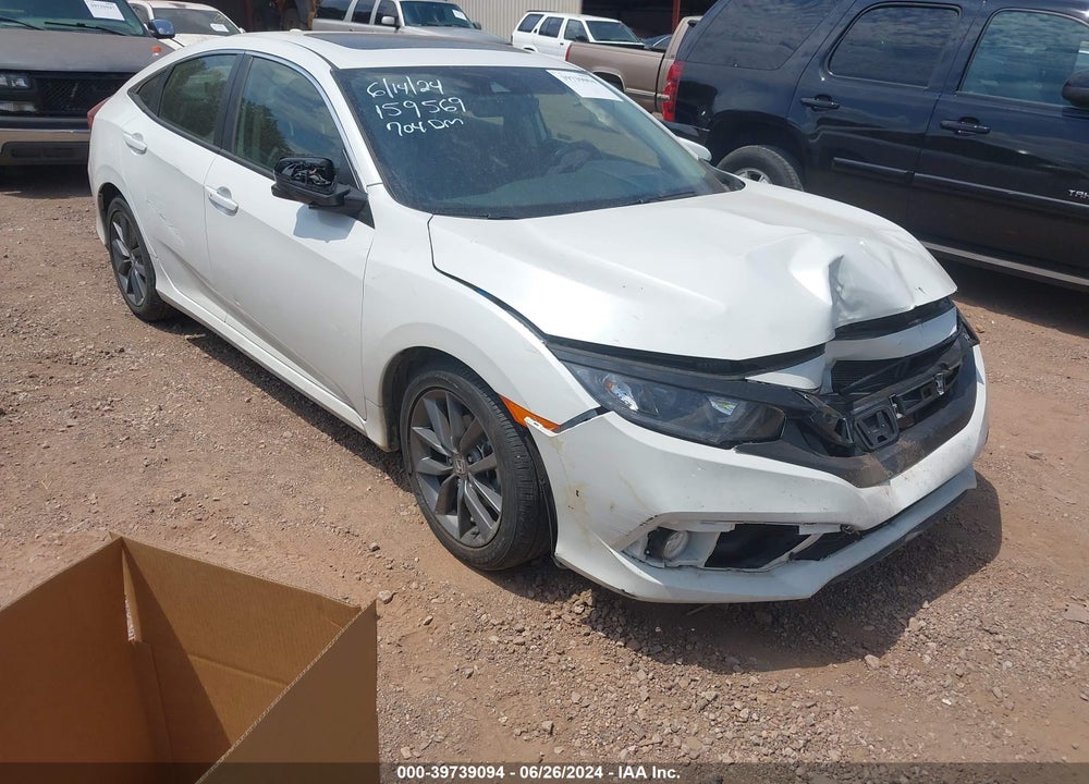 2019 HONDA CIVIC EX-L VIN: JHMFC1F77KX012957