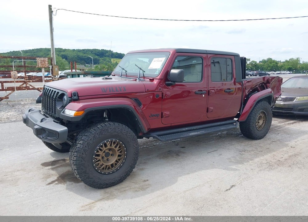 2021 JEEP GLADIATOR WILLYS 4X4 VIN: 1C6HJTAG3ML572477