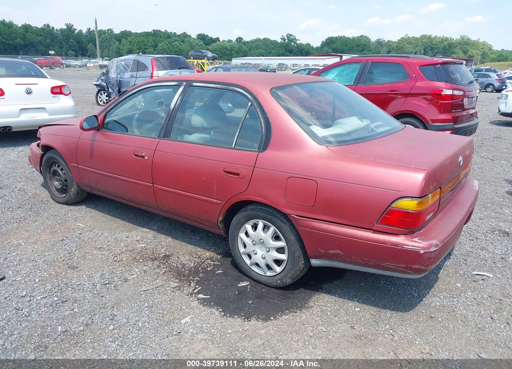 1993 TOYOTA COROLLA LE VIN: 2T1AE00E7PC029013