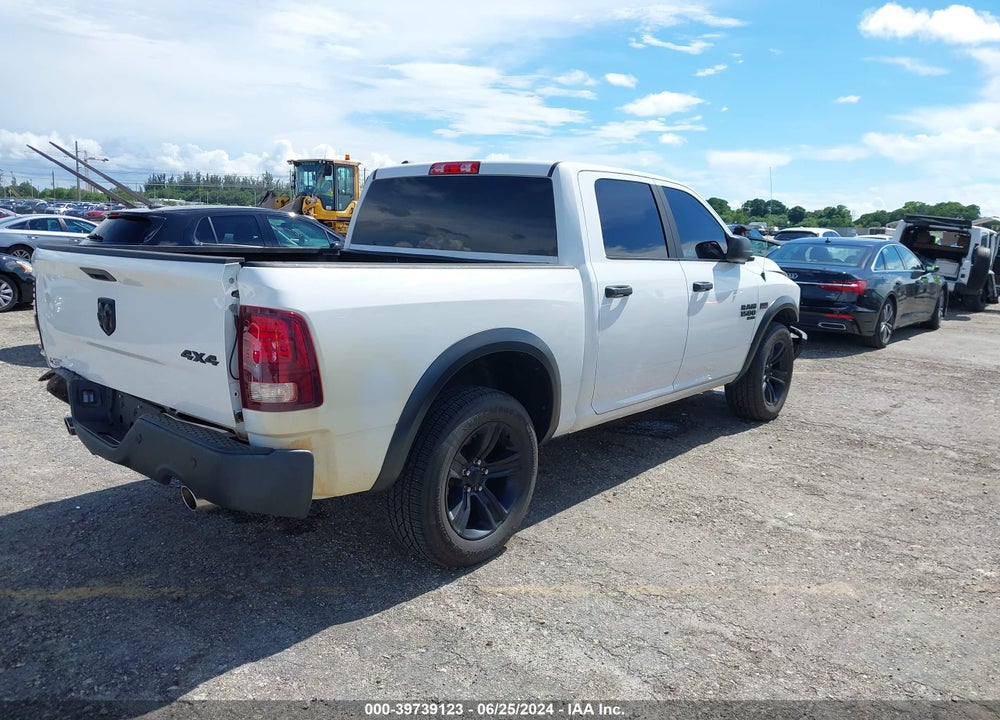 2021 RAM 1500 CLASSIC WARLOCK 4X4 5'7 BOX VIN: 1C6RR7LT4MS535460