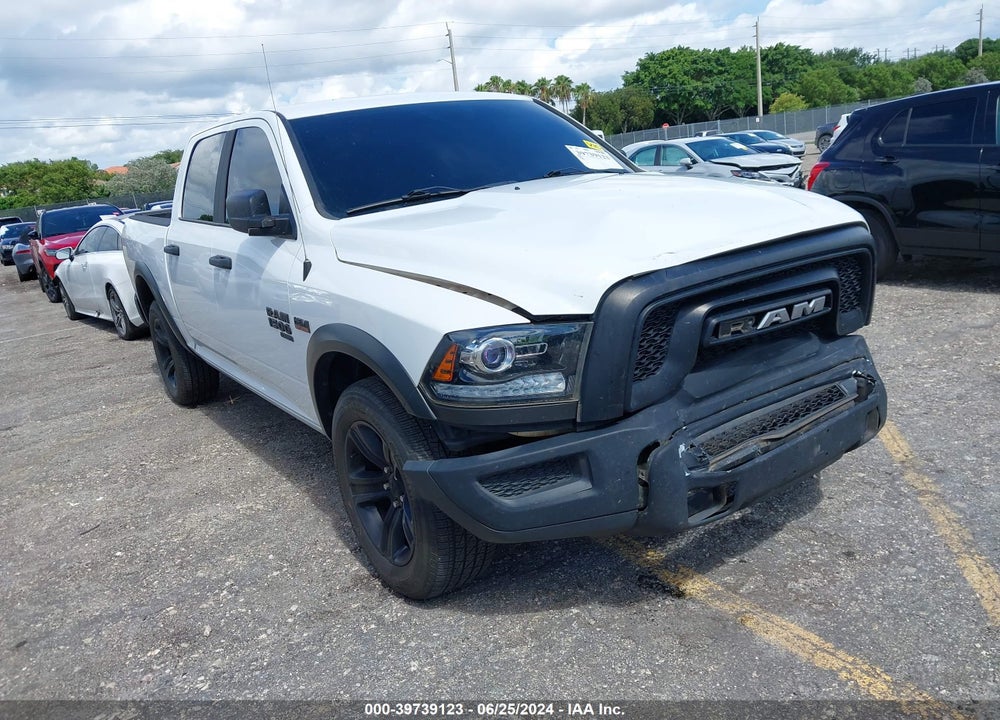 2021 RAM 1500 CLASSIC WARLOCK 4X4 5'7 BOX VIN: 1C6RR7LT4MS535460
