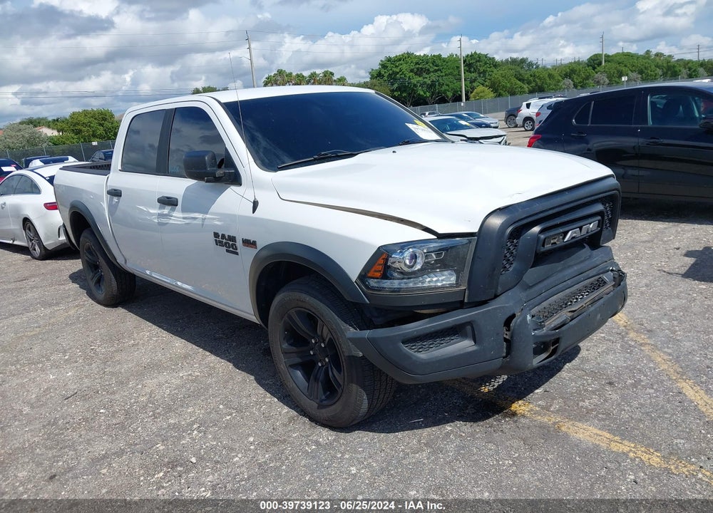 2021 RAM 1500 CLASSIC WARLOCK 4X4 5'7 BOX VIN: 1C6RR7LT4MS535460
