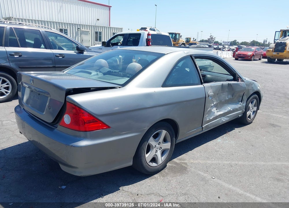 2004 HONDA CIVIC EX VIN: 1HGEM21964L073897