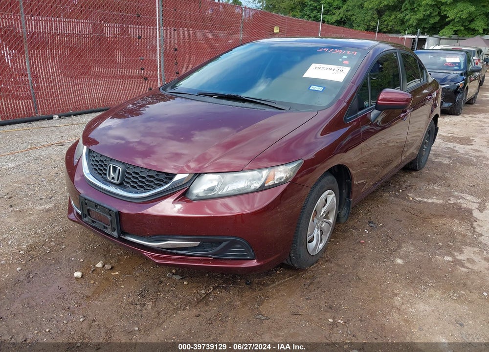 2015 HONDA CIVIC LX VIN: 19XFB2F52FE064267