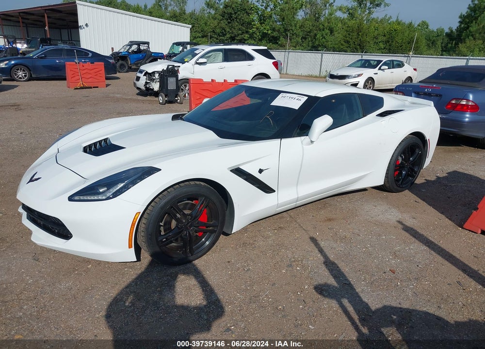 2017 CHEVROLET CORVETTE STINGRAY VIN: 1G1YB2D73H5113447