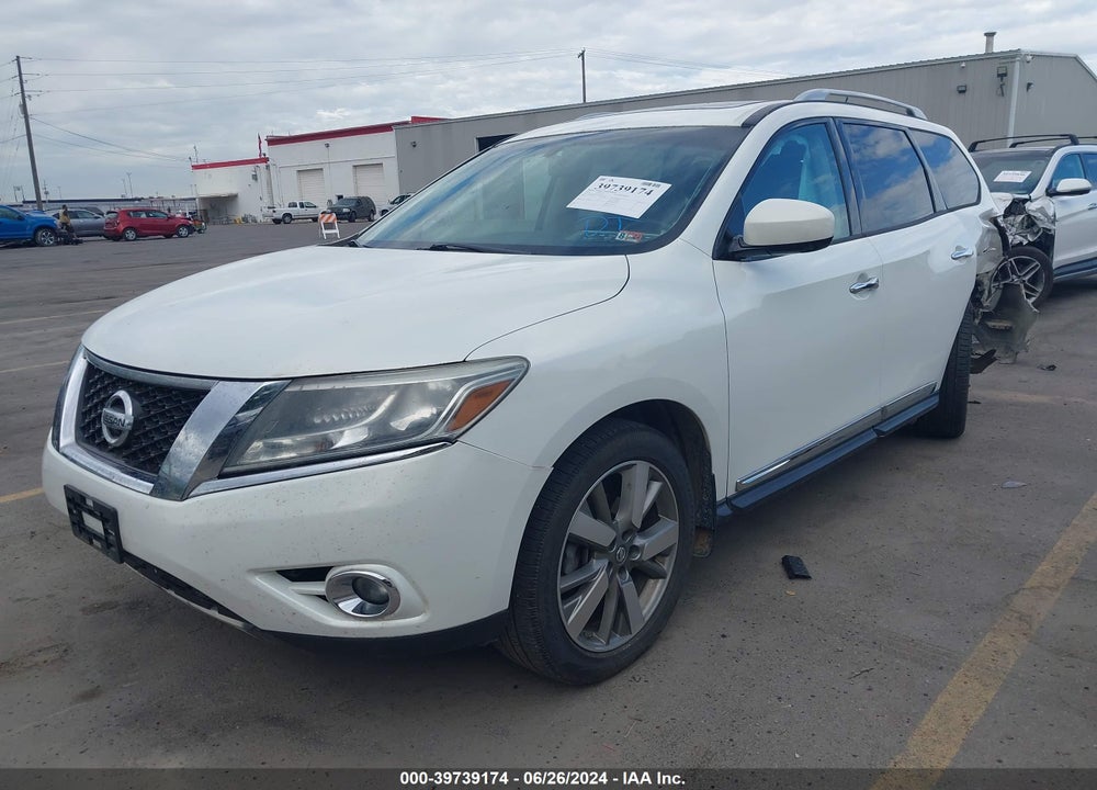 2014 NISSAN PATHFINDER PLATINUM VIN: 5N1AR2MN3EC616739