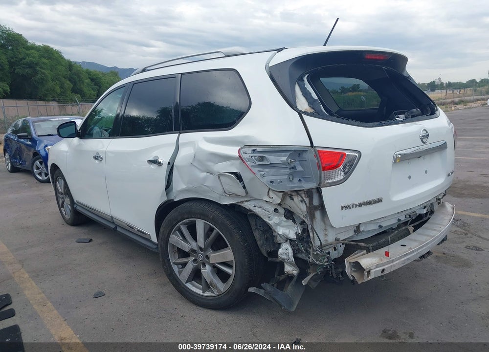2014 NISSAN PATHFINDER PLATINUM VIN: 5N1AR2MN3EC616739