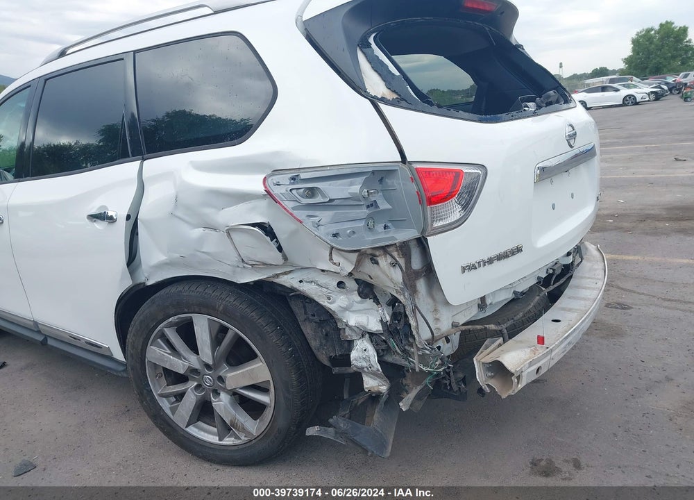 2014 NISSAN PATHFINDER PLATINUM VIN: 5N1AR2MN3EC616739